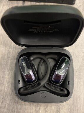W&P open ear headphones-wireless-Bluetooth black - NEW